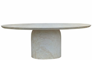 
                  
                    BAJA TRAVERTINE DINING TABLE
                  
                