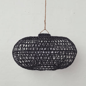 
                  
                    HANDWOVEN BAMBOO LIGHT SHADE - BLACK
                  
                